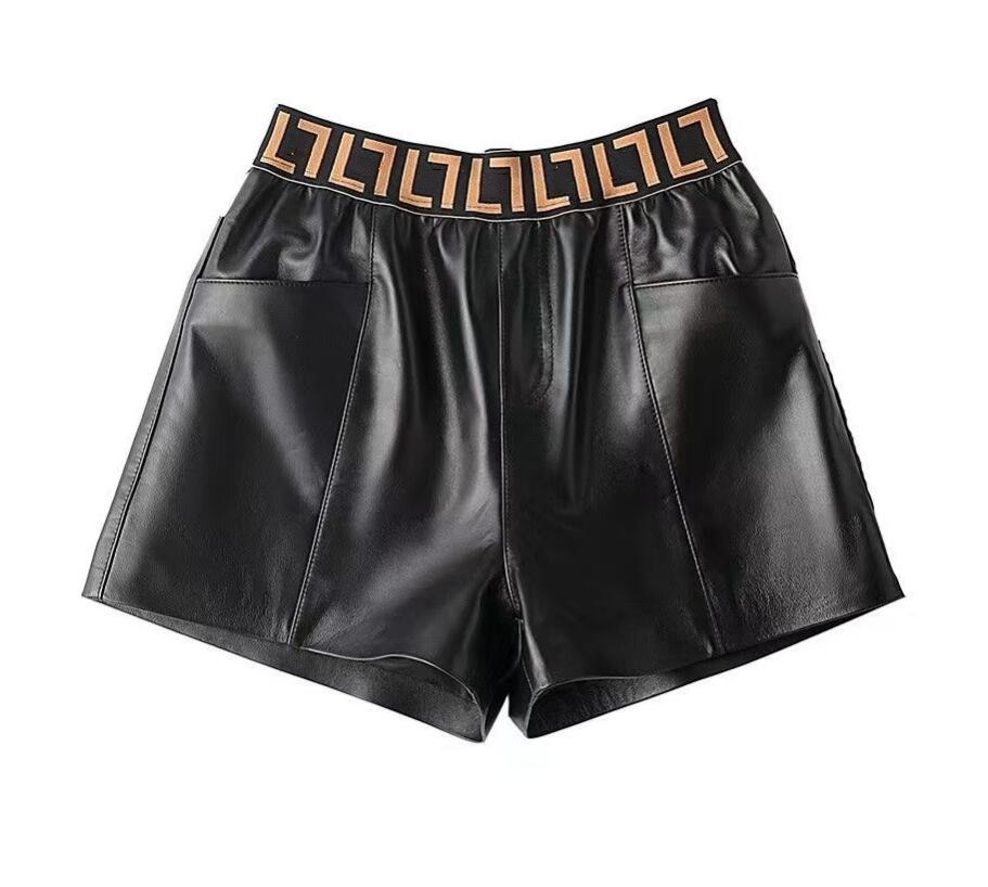 designer Dresses PU leather skirt for women's new half length skirt with a split buttocks and one step skirt