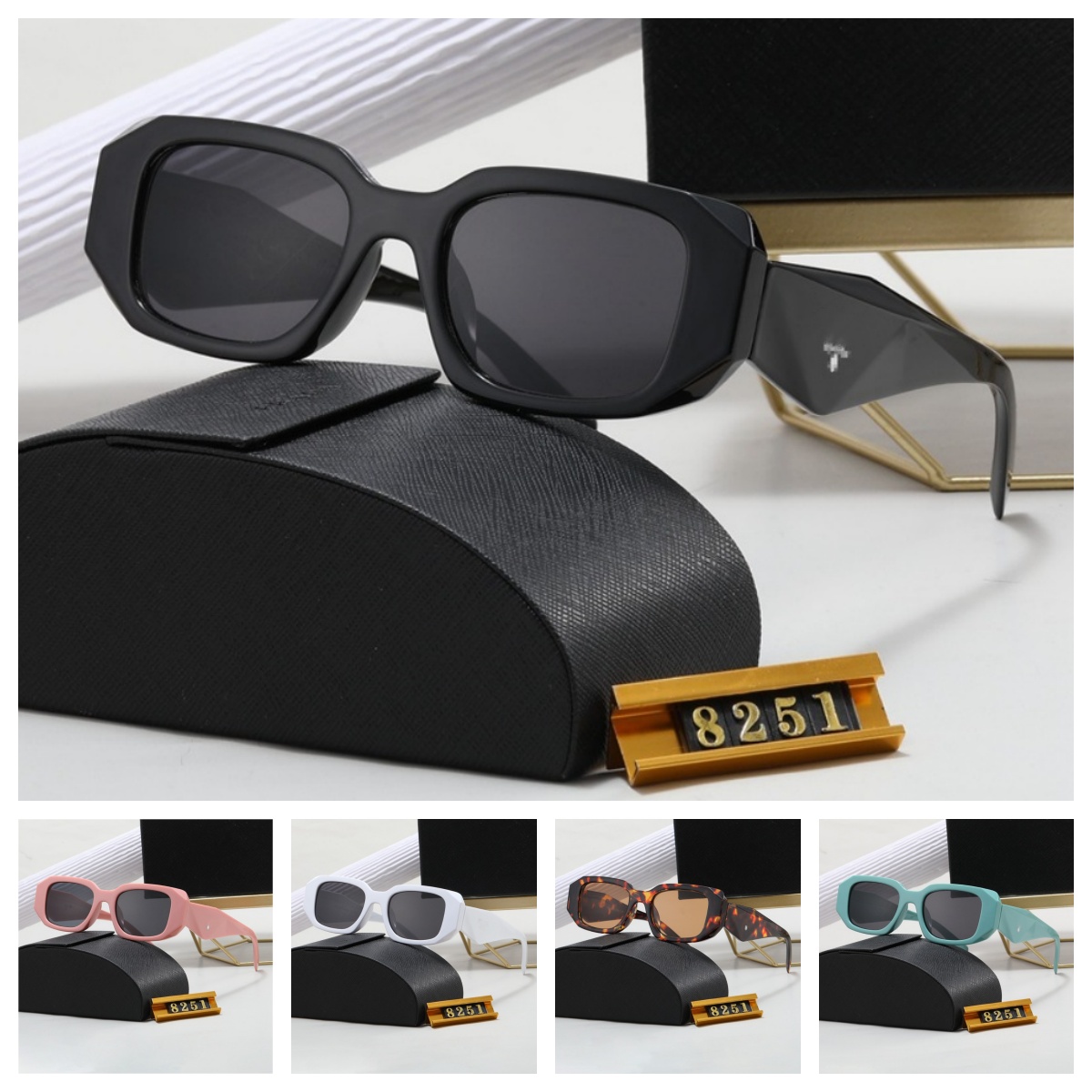 Designer sunglasses PPDDA sunglasses for woman Classic Eyeglasses Goggle Outdoor Beach Sun Glasses For Man Woman Triangular signature 16 colors mens sunglasses