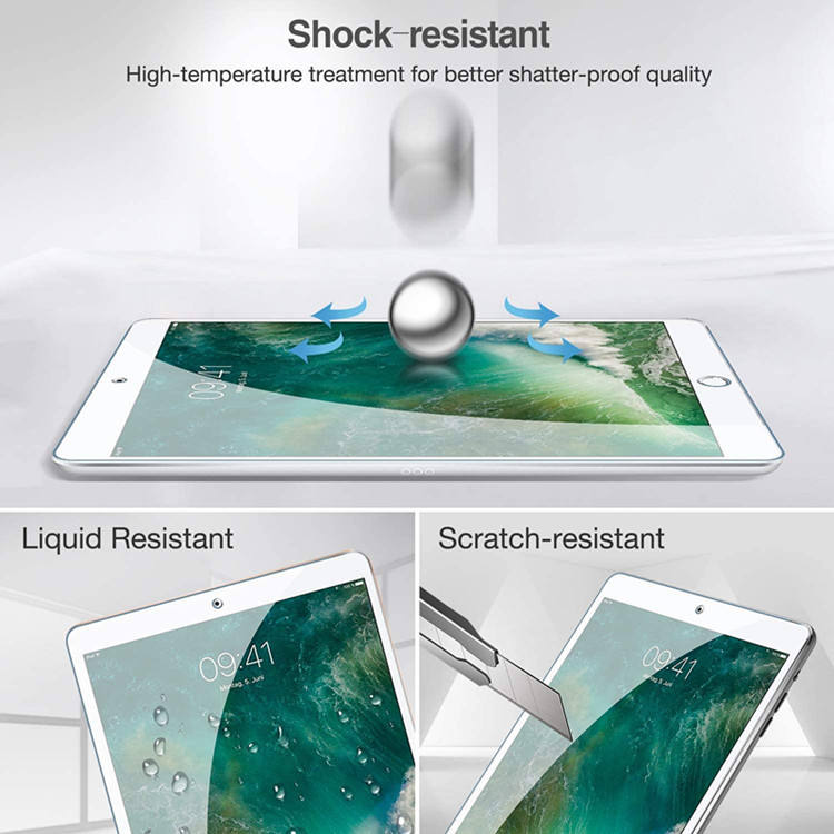 0.3mm 9H Hardness HD Tempered Glass Screen Protector Film For iPad 10th Air 10.9 12.9 Pro 11 13 2024 Air4 10.2 10.5 9.7 Mini 2 3 5 6 Table Gass Film i