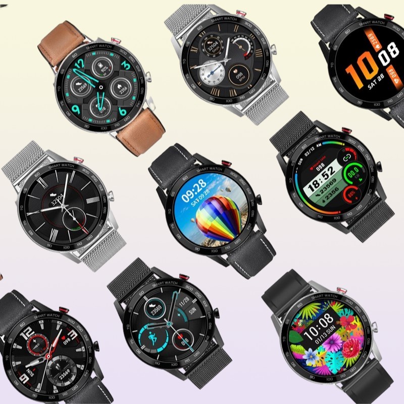 DT95 Business Sports Smart watch Bluetooth Call IP68 Waterproof ECG Heat Rate Blood pressure Screen Alarm Sleep Smartwatch PK Xiao