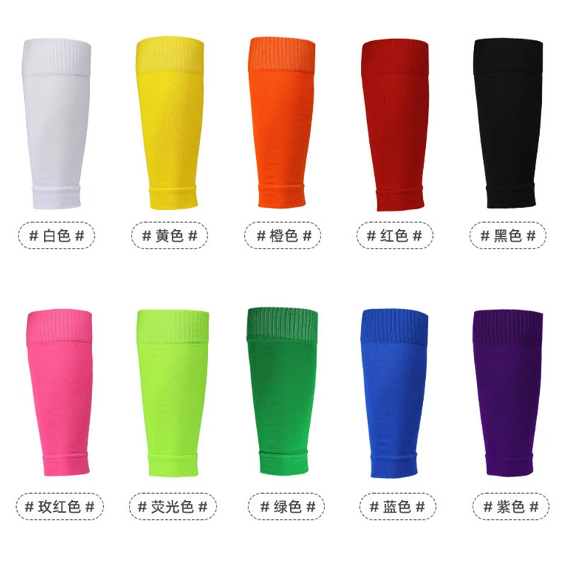 High Elasticity Soccer Shin Guard Sleeve Plus Adults Kids AntiSlip Sock Football Pads Support Leg Cover Sport Protective Gear 240102
