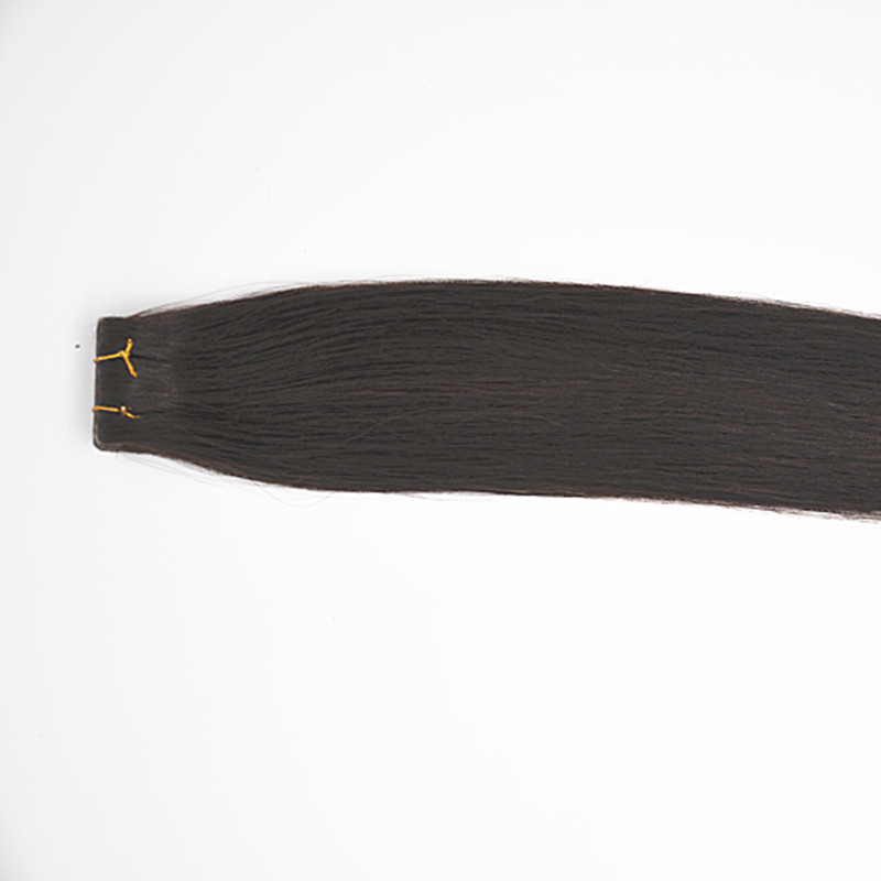 hotsale popular wholesale russian european remy tape hair extensions 2 5gram pc 60pcs lot natural thickness black color 1 blonde color