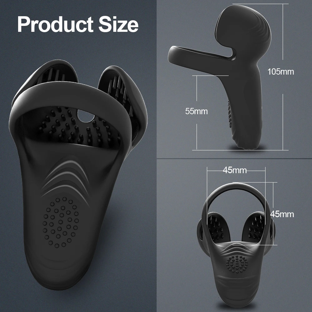 3 in 1 Vibrator Penis Perineum Sex Toys for Men Silicone Cock Rings Testicle Trainer Scrotum Stimulator Massager Cockring 240102