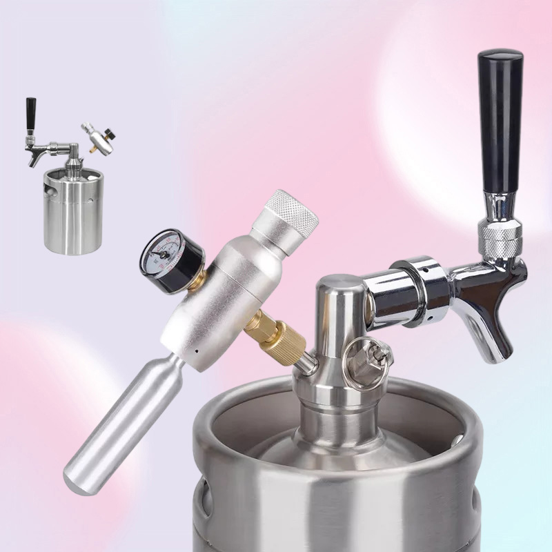 Home Wine Making Machines 2L36L Stainless Steel Beer Mini Keg Air Pressure Faucet Can Barrel Wine Brewing Tool Bar Nightclub Resta