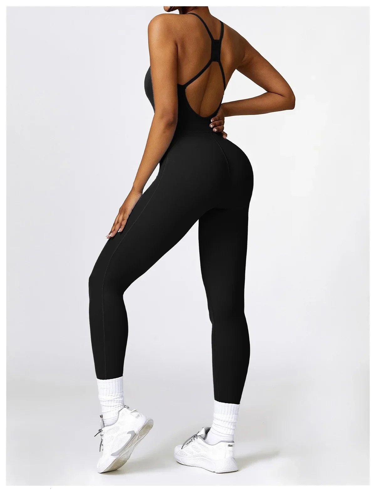 Long Sleeve Slash Neck Skinny Solid Stretchy Bodycon Sexy Jumpsuits Autumn Winter Women Fashion Streetwear Outfits Romp 231229