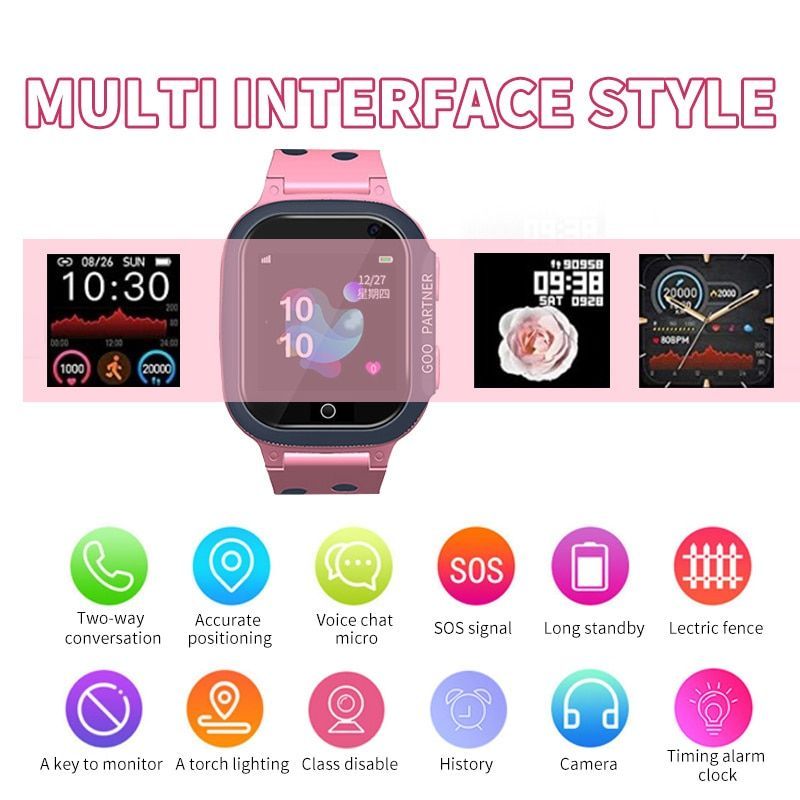 Kids Smart Watch For Children SOS Waterproof Smartwatch Clock SIM Card Location Tracker Child Watch Hot