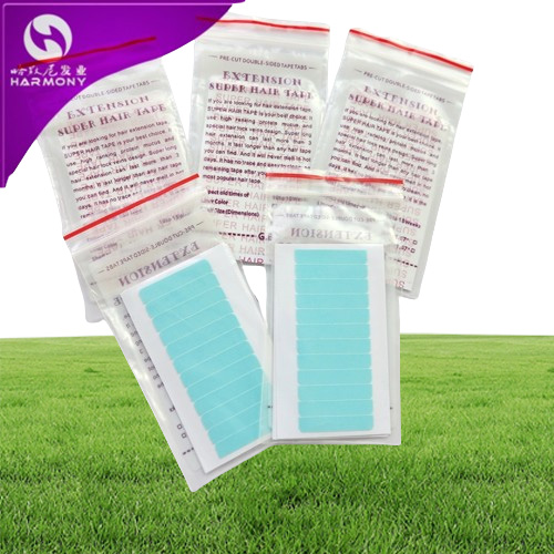 Water proof super hair tapes 60pcs hold on 3 months Adhesive Double Side Tape for human hair weft hair extensions tools