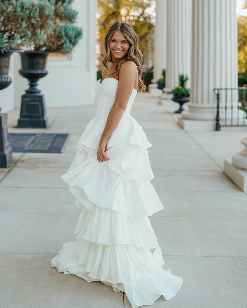 Fuchsia Taffeta Formal Party Dress 2k25 Purple Strapless Ruffle Lady Pageant Prom Evening Special Occasion Hoco Gala Cocktail Red Carpet Runway Gown P