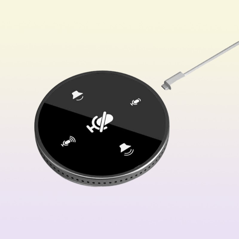 Microphones USB Condenser Microphone With Speaker Omnidirectional Computer Laptop Pickup Mic For Meeting Business Conference Onli