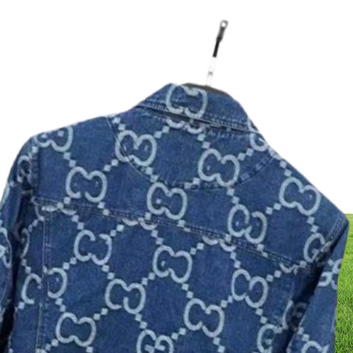 Spring Quality Men039s pluz size Jackets Mens denim lapel windbreaker Womens Designers casual fashion jean printed double lette