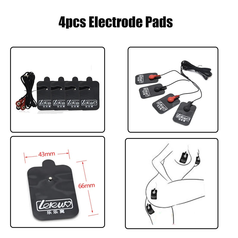 Electro Shock Penis Ring SM Testicle Electrical Stimulate Therapy Massage Pad Extender Enlargement Sex Toy Men Masturbator 240102