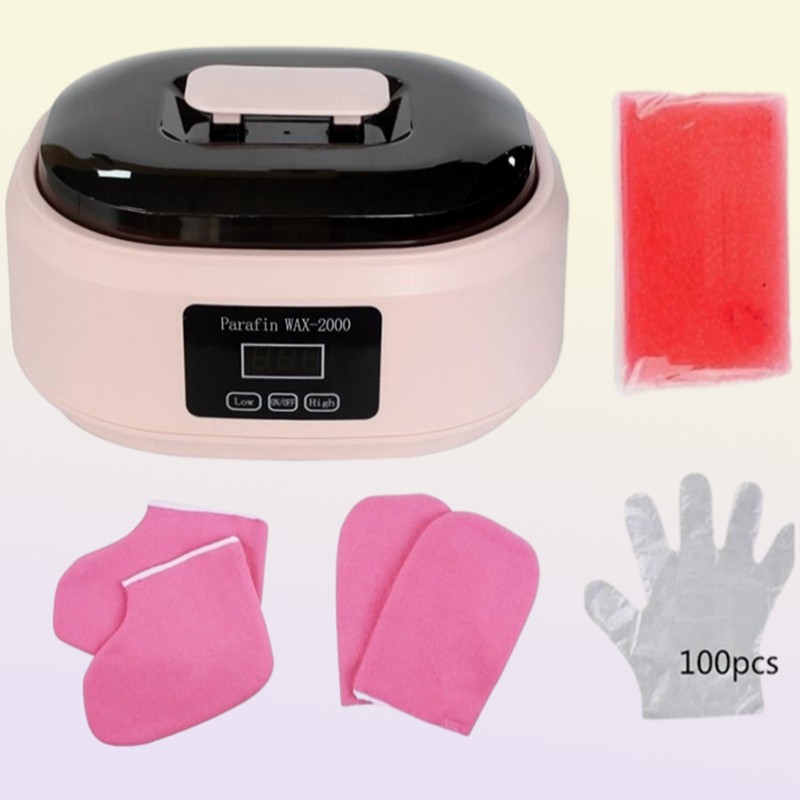 Wax Heaters Hands and Feet Mask Warmer Paraffin Wax Bath Heater Machine Moisturizing Hydrating Kit Hand Waxing Spa Smooth and Soft