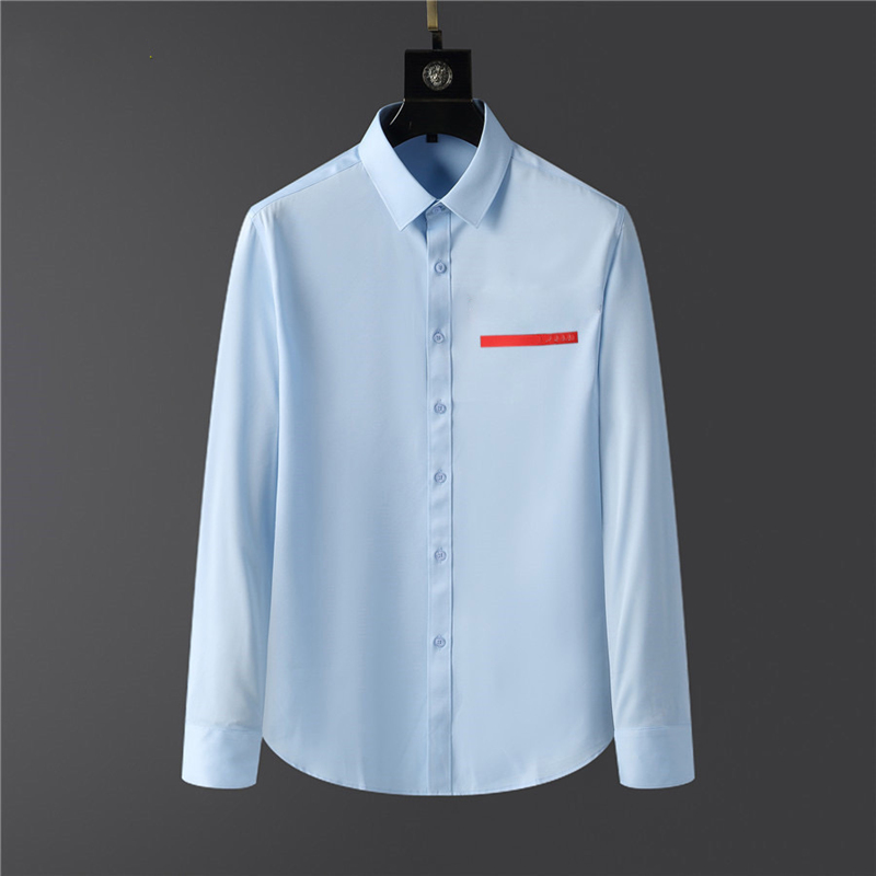 Spring man Designer Mens Dress Shirts fashion casual business social jacket and cocktail shirt brand Autumn slimming the most fashionable letters Top clothing coat