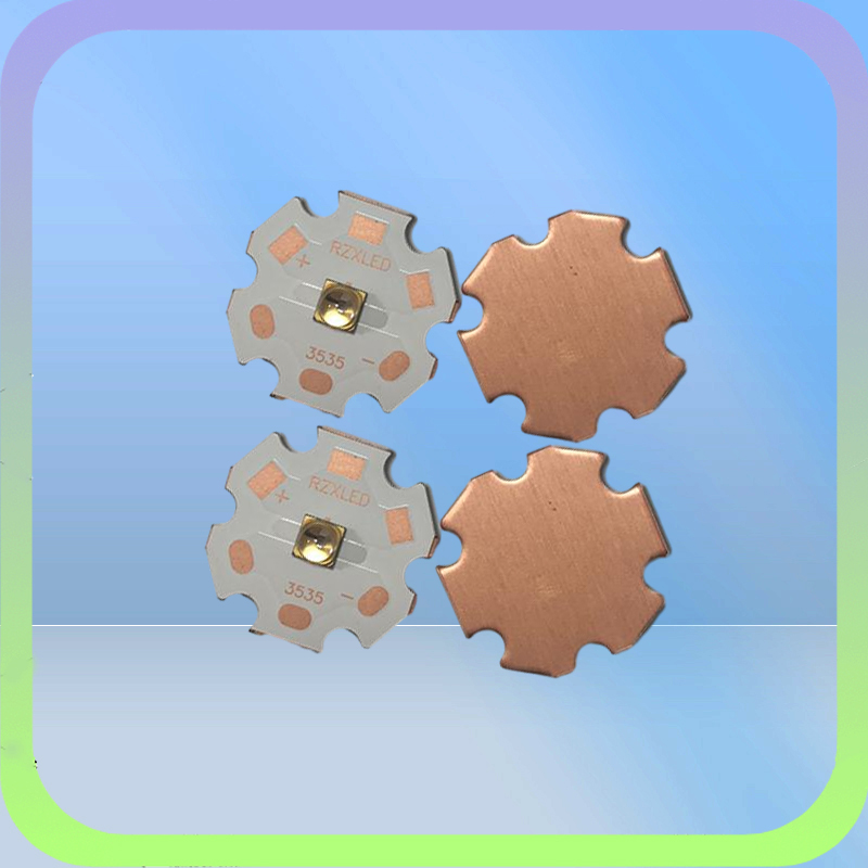 Modules LLED 5V 100ma UVC 250NM 254NM 256NM With 30angle Lens Copper PCB 16MM For Eg In Glasses Or Optical Components