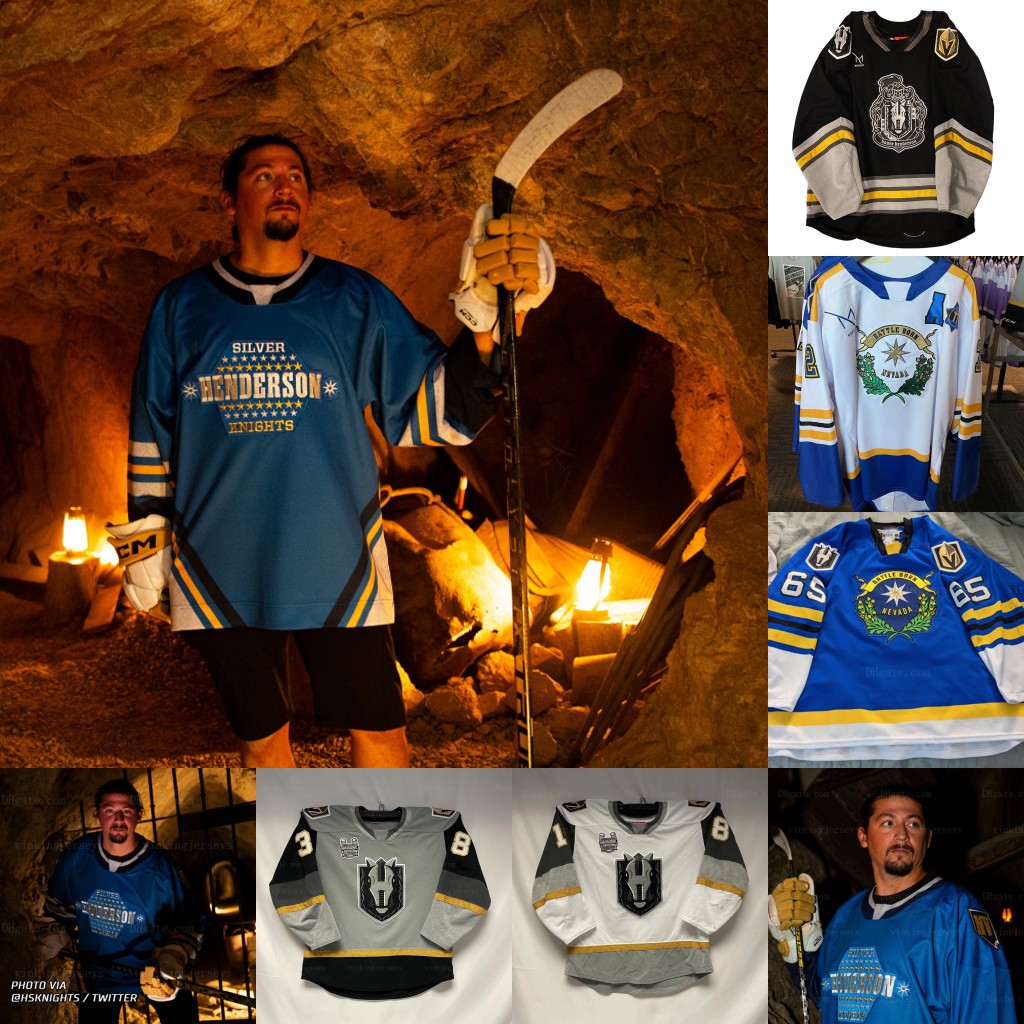 Henderson Silver Knights Jerseys Third 13 Jakub Demek Byron Froese Brendan Brisson Jesper vikman Christoffer Sedoff Oscar Dansk Logan Thompson Hockey Jersey
