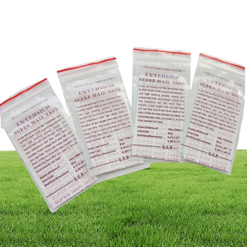 Water proof super hair tapes 60pcs hold on 3 months Adhesive Double Side Tape for human hair weft hair extensions tools