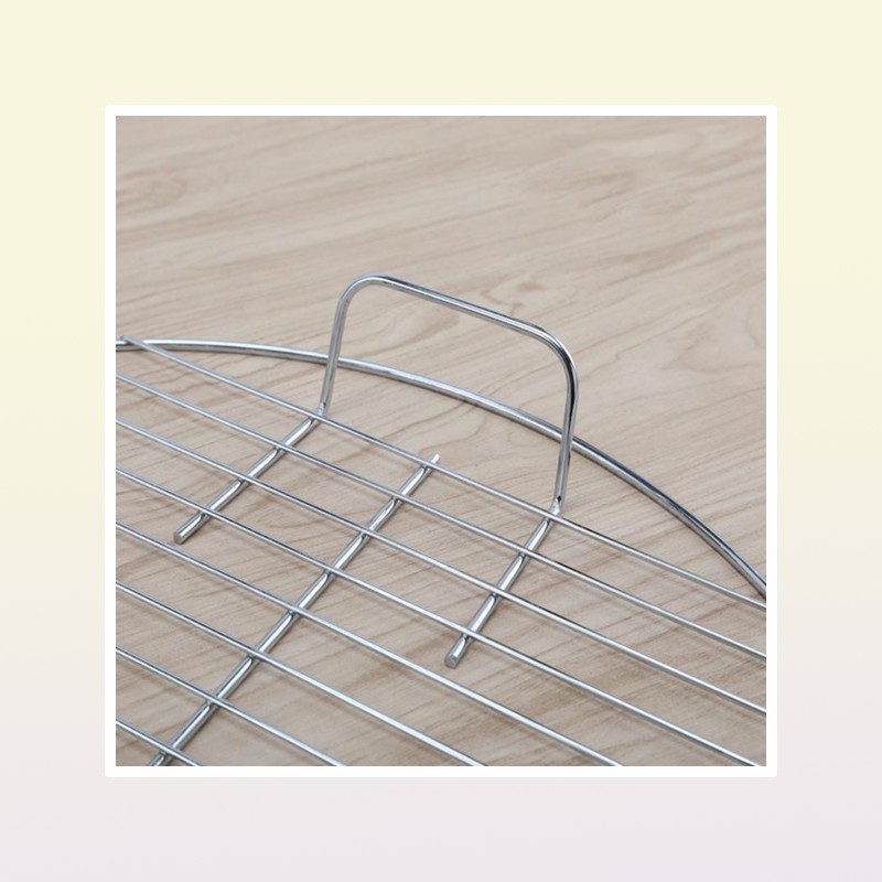 Tools Accessories 41CM BBQ Grate Round Barbecue Grilled Mesh Cooking Kitchen Tool Stainless Steel Bold5808905