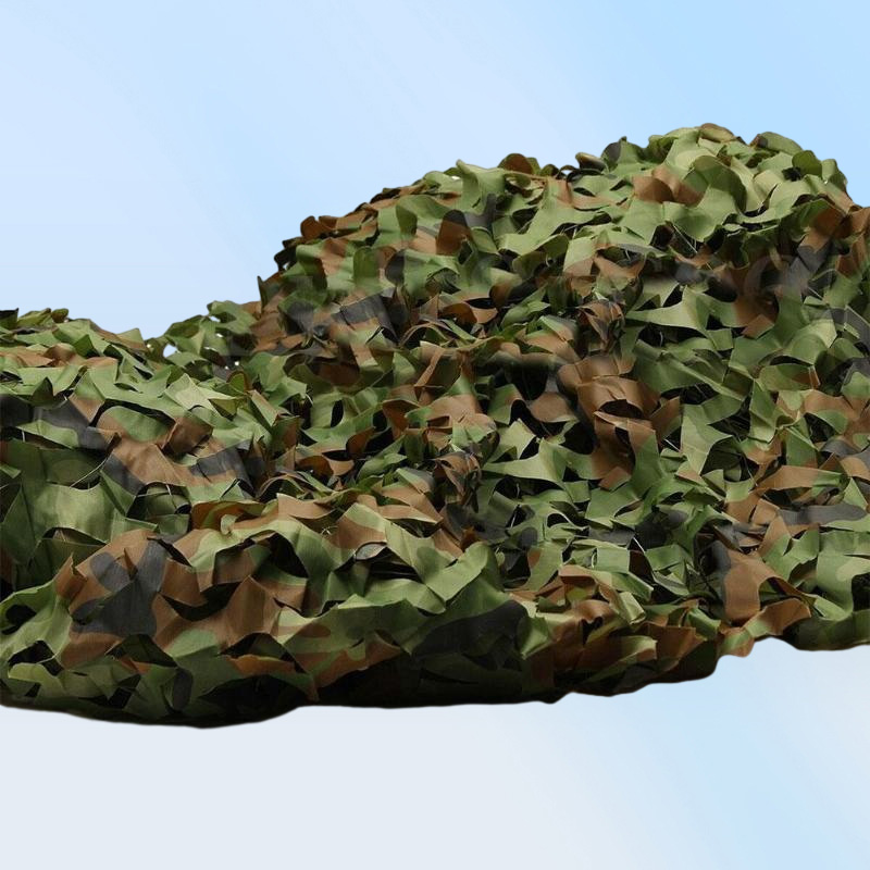 3x5m Woodland Camo Netting Camouflage Net Privacy Protection Mesh For Outdoor Camping Forest Landscape