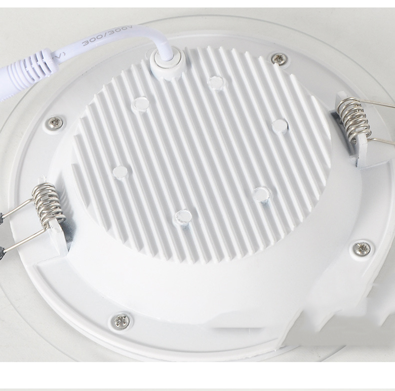 Recessed Dimmable Glass Downlights 6W 9W 12W 18W 24W 30W Led Panel Lights Round Square 85-265V