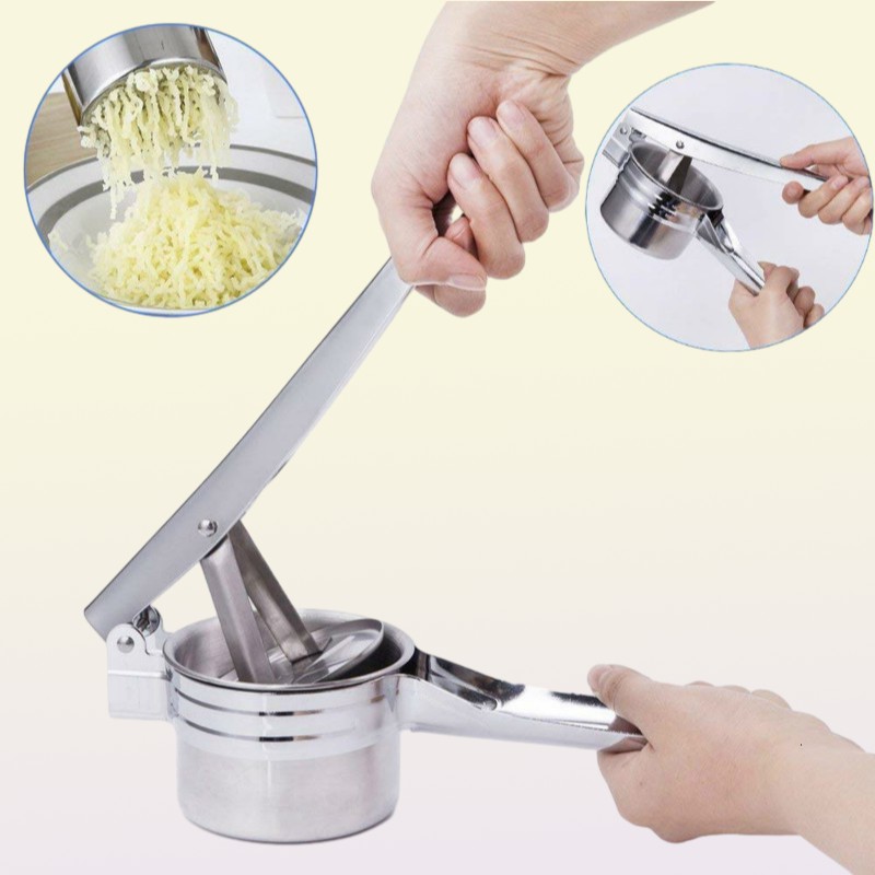 Fruit Vegetable Tools Potato Masher and Ricer Manual Juicer Squeezer Press Baby Food Supplement Machine Multifunctional Kitchen CF2991265