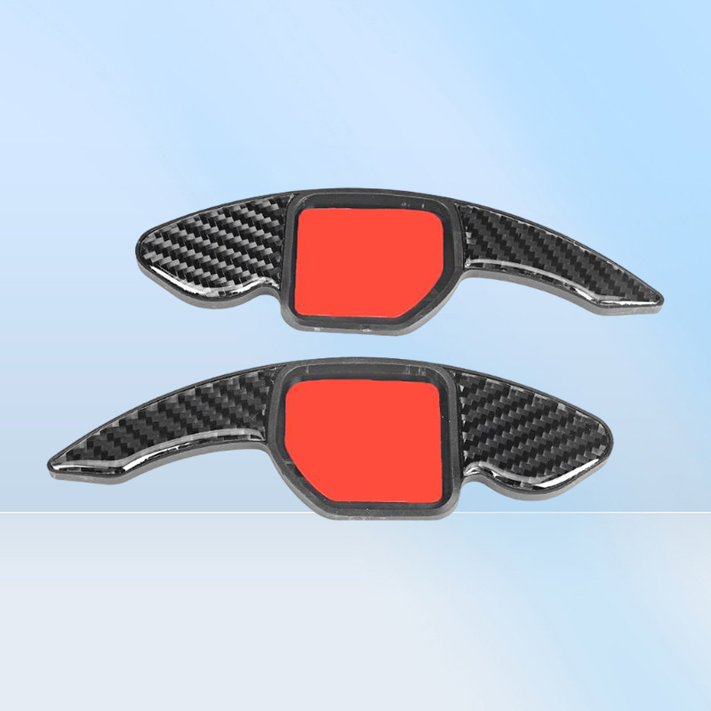 2025 new Steering Wheel Covers Pair Of Carbon Fiber Paddle Shifter Cover Fit For A3 A4L 201320224575706 Free shipping