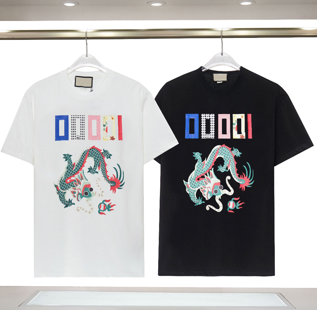 Women's T-Shirt summer tops mens short sleeve fashion t shirt classic letter print round neck breathable couple T-shirt Size S-2XL