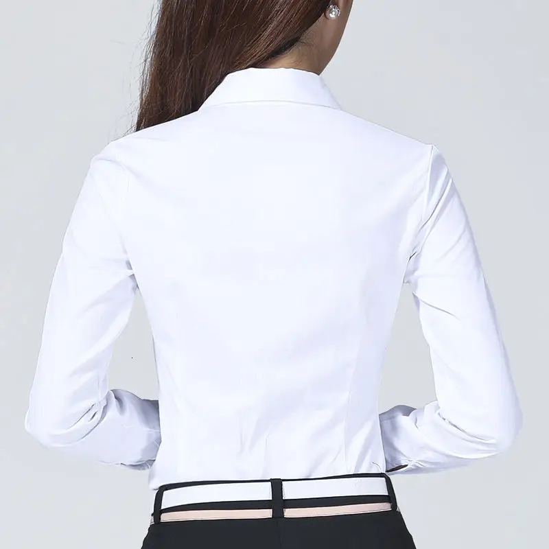 White Shirt Women's Long Sleeve Cotton Ol Blouse Women Blusas Ropa De Mujer 240102