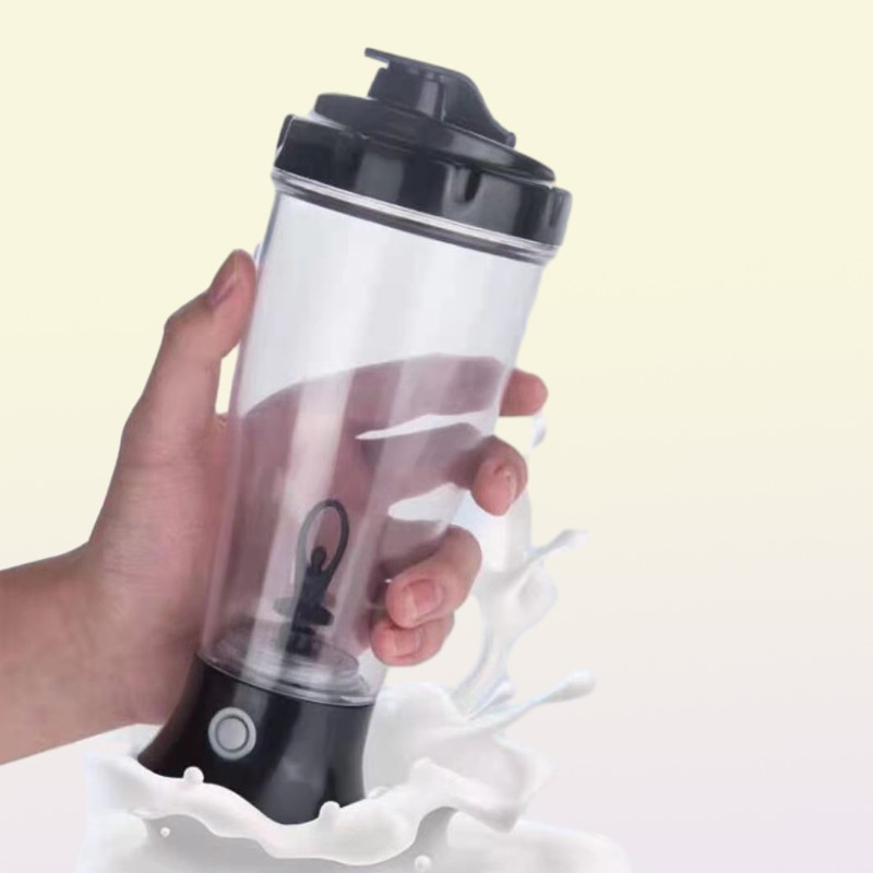 Water Bottles Electric Protein Shaker Mixing Cup Automatic Self Stirring Bottle Mixer Onebutton Switch Drinkware for Fitness 22103992424