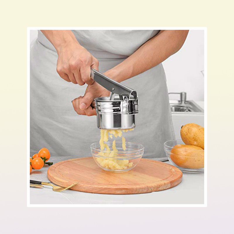 Fruit Vegetable Tools Potato Masher and Ricer Manual Juicer Squeezer Press Baby Food Supplement Machine Multifunctional Kitchen CF2991265