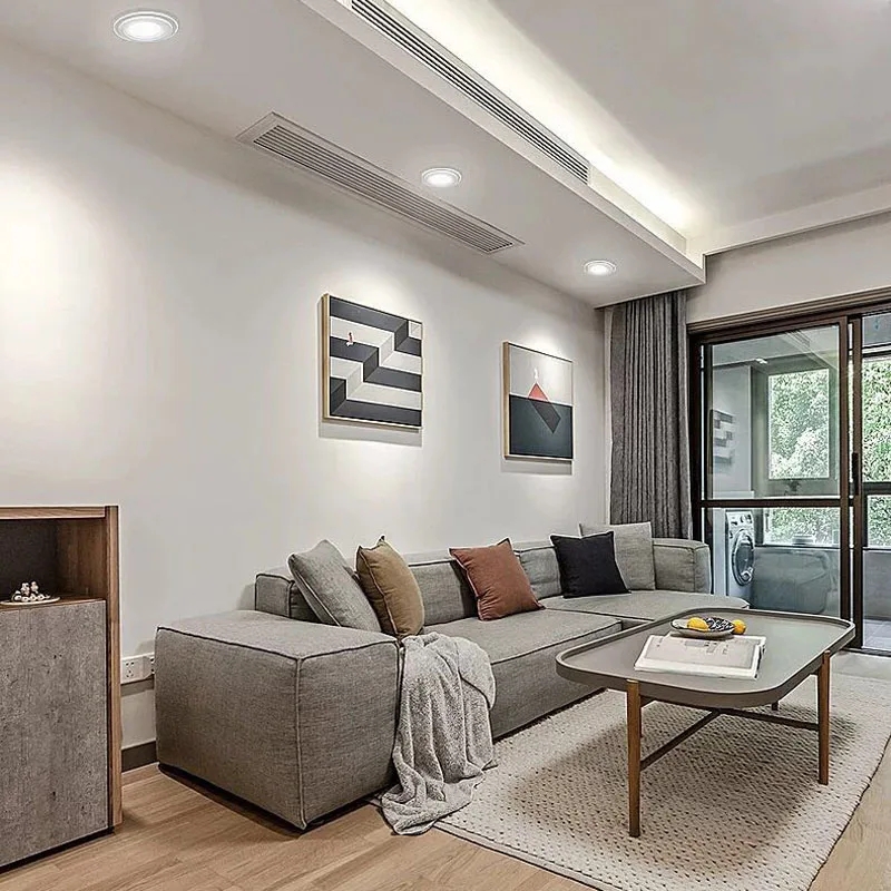 Recessed Dimmable Glass Downlights 6W 9W 12W 18W 24W 30W Led Panel Lights Round Square 85-265V