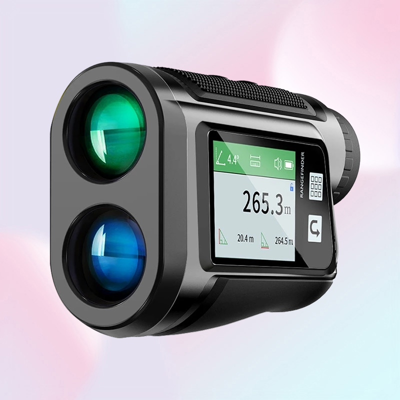 Telescopes touch screen Range Finder Golf Telescope rechargeable Laser rangefinder LCD Display Distance meter with FlagLock 600m