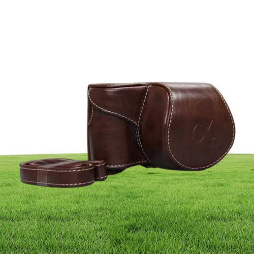 Superior Quality Leather Camera Bag Case Cover Pouch For Sony A6000 A6300 NEX6 Mar02