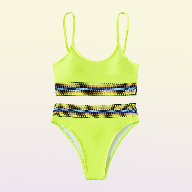 High Waist Bikinis Swimsuits Women Push Up Swimwear Print Bathing Suit Biquini Brazilian Bikini Summer New Beachwear