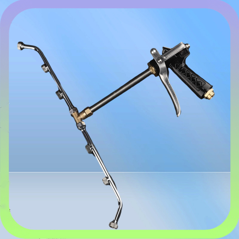 6 Holes Agricultural Stainless Steel Atomizing Nozzle Fruit Tree Spray Gun Pesticide Sprinkler Garden Irrigation Sprayer 2205252424176