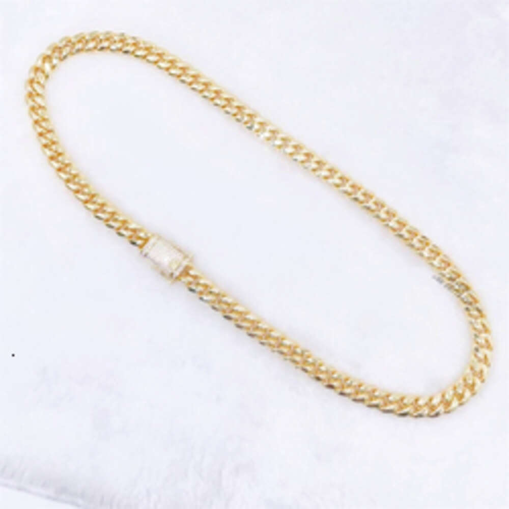 Stainless Steel 14k Pvd Plated for Men 12mm 14mm Stainless Steel Cuban Link Chain Necklace Miami Cuban Chain Initial Necklace