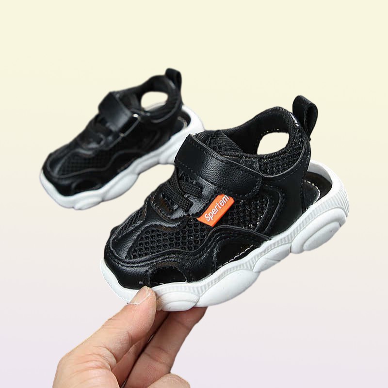 Children039s Summer Boys Leather Sandals Baby Flat Children Beach Shoes Kids Sports Soft Nonslip Casual Toddler Sandals X0719
