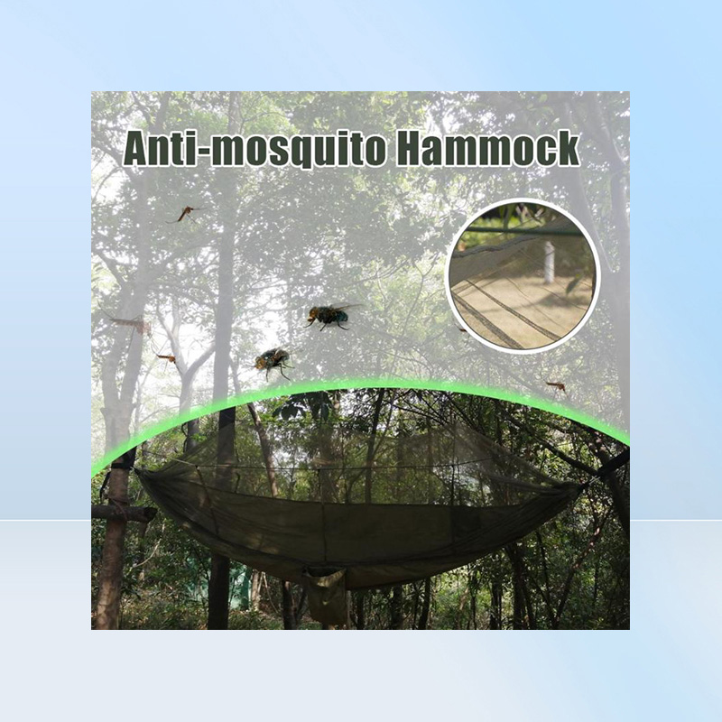 Outdoor Camping Waterproof Anti-Mosquito Hammock + Sky Sn Canopy Hammock Wild Camping Aerial Swing Accommodate