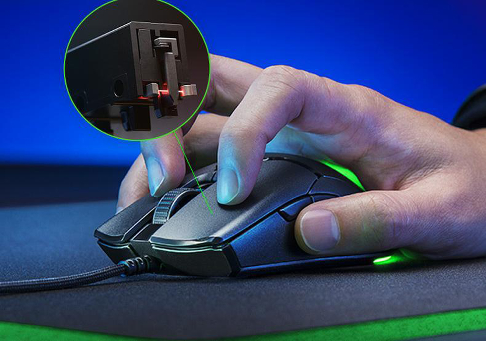 Razer Viper Mini Gaming Mouse 61G Tralightweight USB Wired Design Chroma RGB Light 8500 Dpi Optail Sensor Mice