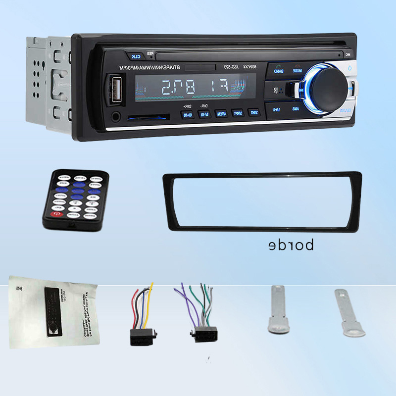 2025 new Other Auto Electronics Podofo Autoradio Car Radio Stereo Bluetooth FM Aux Input Receiver SD USB JSD-520 12V In-dash 1 din o MP3 Mul