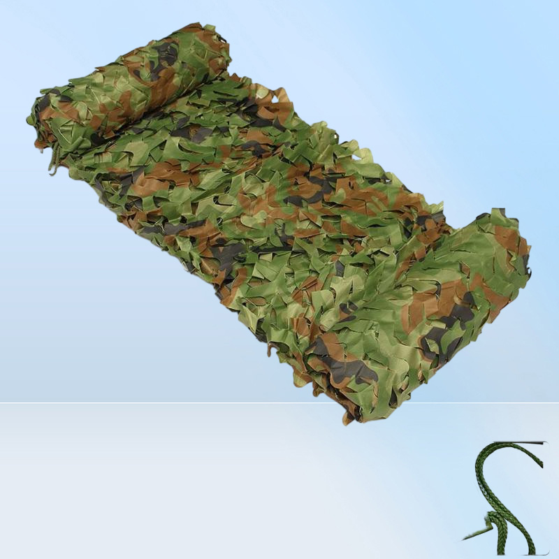 3x5m Woodland Camo Netting Camouflage Net Privacy Protection Mesh For Outdoor Camping Forest Landscape