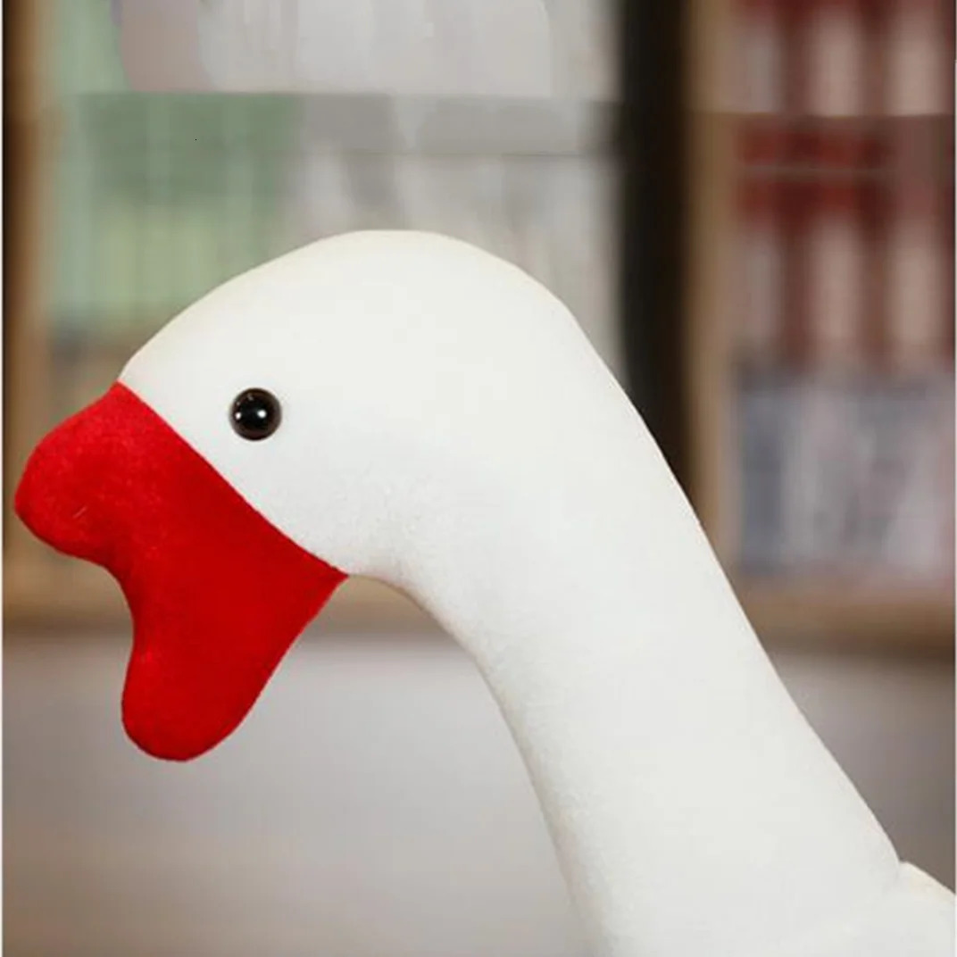Cute Plush Great White Goose Hats For Women Men Novelty Creative Stereoscopic Swan Funny Party Supplies Po Props Caps 240103