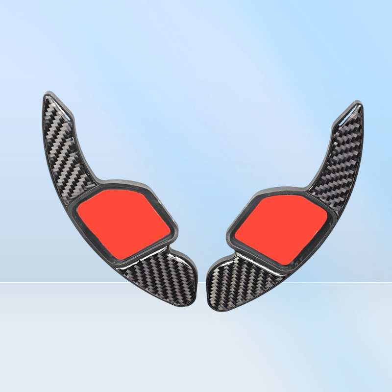 Steering Wheel Covers Pair Of Carbon Fiber Paddle Shifter Cover Fit For A3 A4L 2013