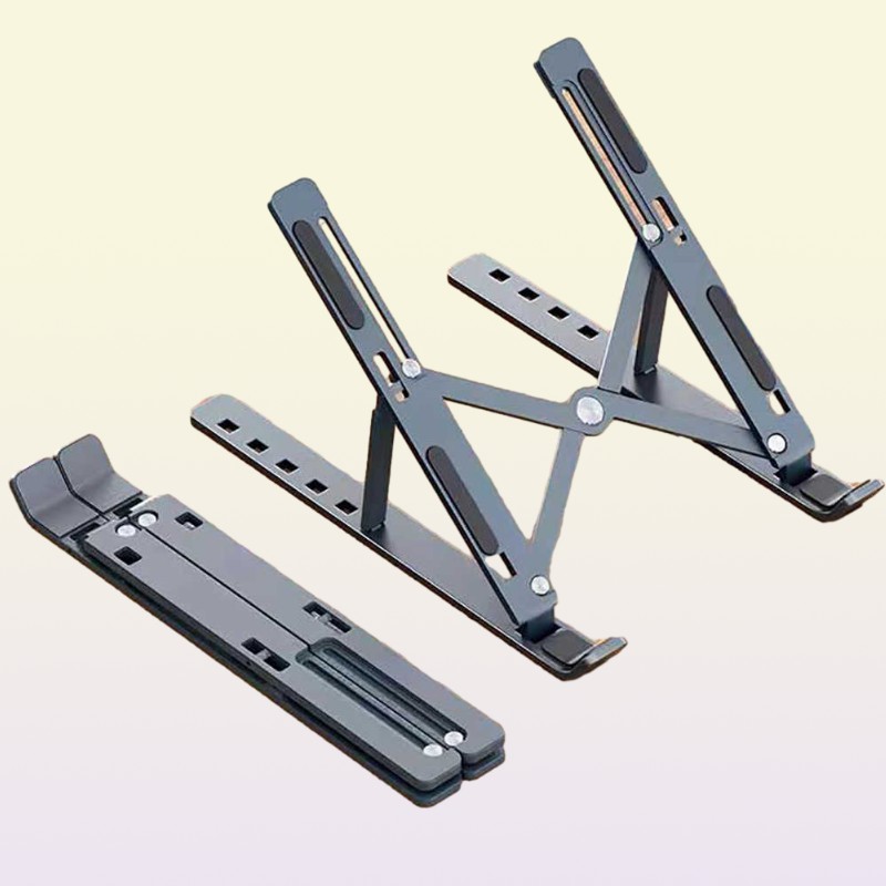 Tablet PC Stands Portable Laptop Stand Foldable Notebook Support Laptop Base Macbook Pro Holder Adjustable Bracket Computer Access