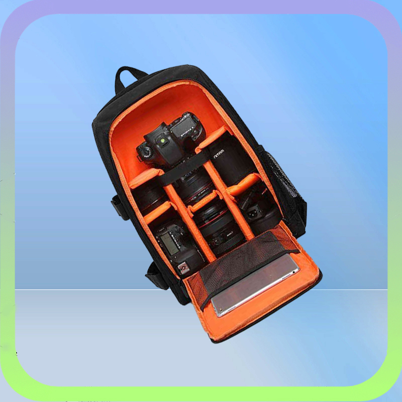 Waterproof DSLR Backpack DLSR Po Bag MultiFunctional Outdoor Camera Bag Backpack Case for DSLR Bag Lens Big AA220324