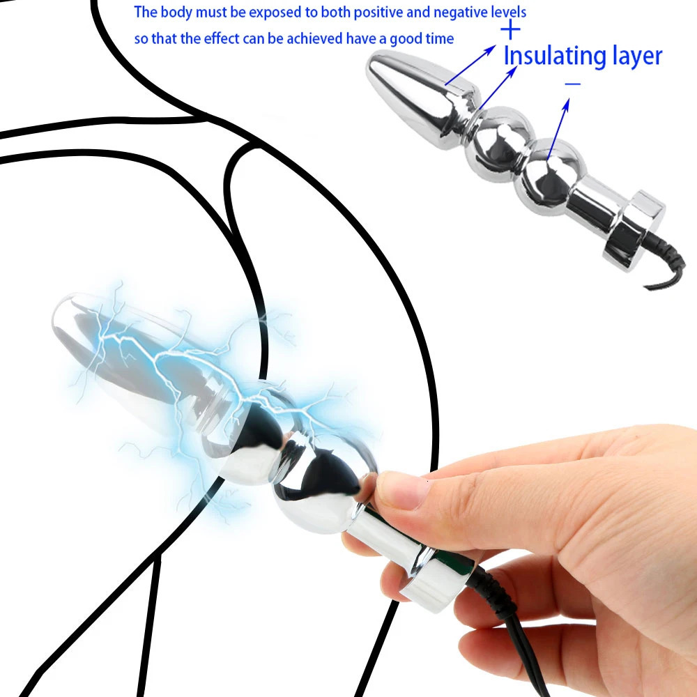 BDSM Electric Shock Anal Vagina Plug Urethral Catheter Penis Ring Electro Stimulator Nipple Clamp Massage Pad Sex Toys 240102