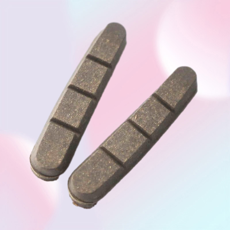 Bike Brakes Bicycle Road TRACK Brake Pads Carbon Rim Shoes Brown RightLeft
