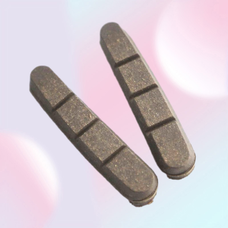 Bike Brakes Bicycle Road TRACK Brake Pads Carbon Rim Shoes Brown RightLeft