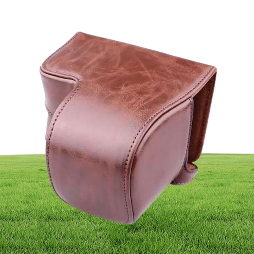 Superior Quality Leather Camera Bag Case Cover Pouch For Sony A6000 A6300 NEX6 Mar02