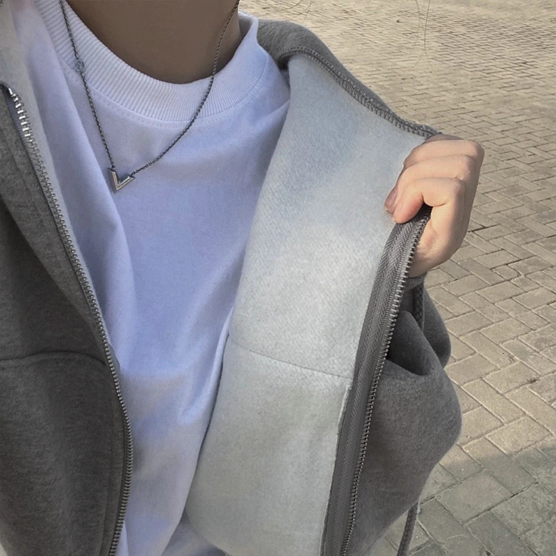 Women Hoodies 2023 Autumn Retro Solid Color Zip Up Oversized Sweatshirts Harajuku Korean Version Long Sleeve Hooded Jackets Coat 240102