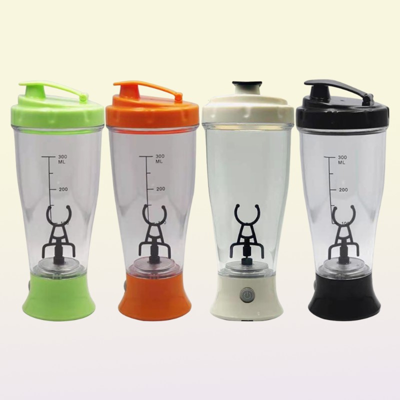 Water Bottles Electric Protein Shaker Mixing Cup Automatic Self Stirring Bottle Mixer Onebutton Switch Drinkware for Fitness 22103992424